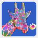 Search for giraffe stickers Colourful