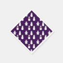 Search for purple christmas napkins White