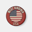 Search for virginia magnets West virginia souvenir