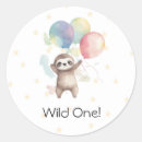 Search for sloth stickers Wild one