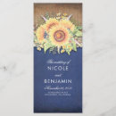 Search for sunflower wedding programs Burlap