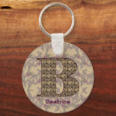 Search for monogram b key rings Letter
