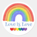Search for diversity and equality stickers Love is love