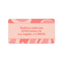 Search for abstract swirl return address labels Retro