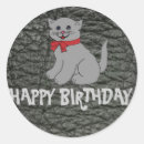 Search for black cat birthday stickers Animal