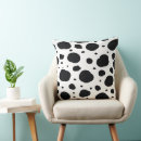 Search for black and white spots cushions Animal