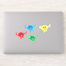 Search for yellow monster stickers Kawaii
