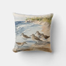 Search for sandpiper cushions Watercolor