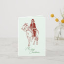Search for horse christmas cards Red