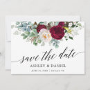 Search for red wine invitations Watercolor burgundy floral