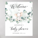 Search for elephant baby shower welcome signs Green
