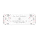 Search for winter onederland return address labels For kids