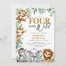 Search for four ever wild birthday invitations Boy