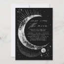 Search for galaxy baby shower invitations Over the moon