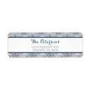 Search for navy and grey return address labels Blue