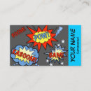 Search for heroe business cards Comic book
