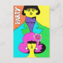 Search for 1960s mod invitations Colourful