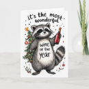 Search for raccoon christmas cards Funny