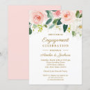 Search for pink and gold engagement party invitations Blush