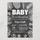 Search for winter greenery baby shower invitations Baby its cold outside