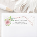 Search for rose gold foil return address labels Elegant