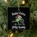 Search for amphibian christmas tree decorations Funny frog