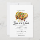 Search for love and tacos invitations Mexican food