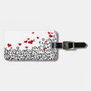 Search for valentines luggage tags Heart
