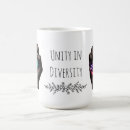 Search for unity in diversity mugs Inclusive design