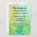 Search for single wedding invitations Green