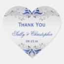 Search for blue silver wedding stickers Chic