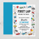 Search for race track invitations Fast one party