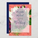 Search for navy blue and coral wedding invitations Flowers