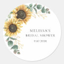 Search for sunflower bridal shower stickers Typography