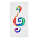 Search for treble clef posters Rainbow