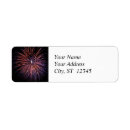 Search for fireworks return address labels Celebration