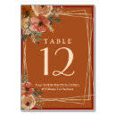 Search for orange table cards Rustic