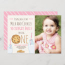 Search for milk and cookies birthday invitations Chocolate chip