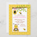 Search for bee birth announcement cards New baby