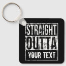 Search for straight key rings Black and white