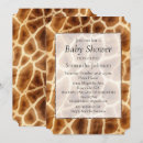 Search for giraffe print invitations Brown