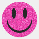 Search for neon pink stickers Glitter