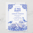 Search for blue bird invitations Tea