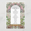 Search for art nouveau menus Floral