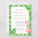 Search for tropical leaves baby shower invitations Luau