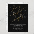 Search for marble rehearsal dinner invitations Typography
