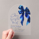 Search for blue bridal shower invitations Coquette