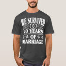 Search for husband 40th anniversary tshirts Wife