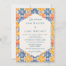 Search for blue flower wedding invitations Classic