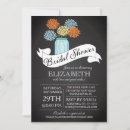 Search for mason jar bridal shower invitations Chalkboard